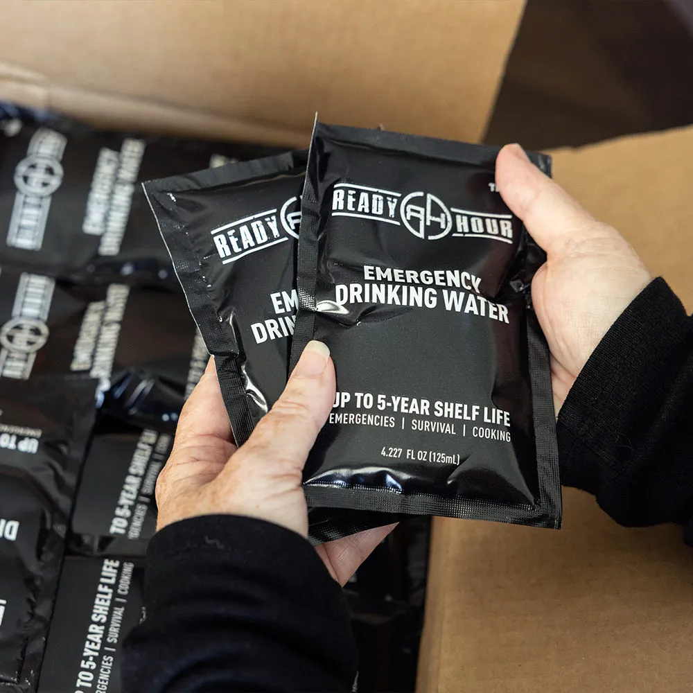 64 Pouch Emergency Water Case (Checkout Limited Time Offer)