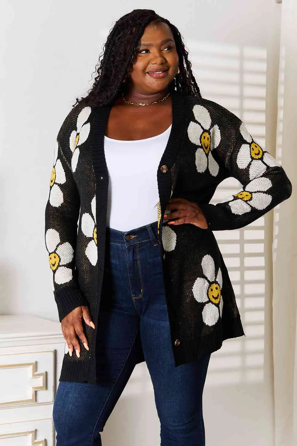 *APP EXCLUSIVE* Floral Button Cardigan
