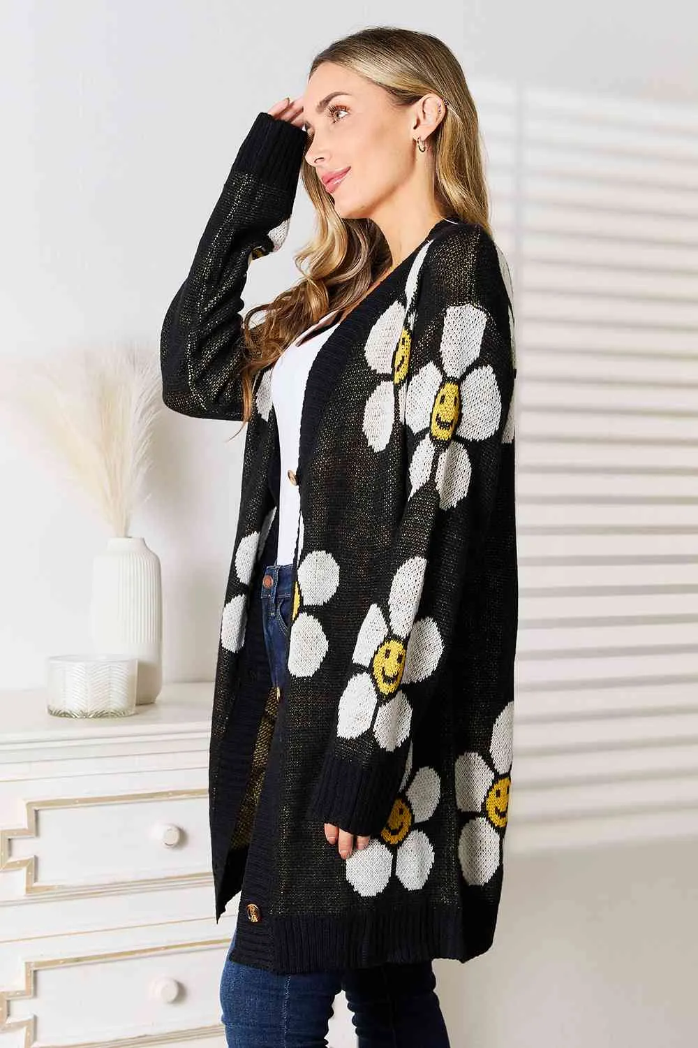 *APP EXCLUSIVE* Floral Button Cardigan