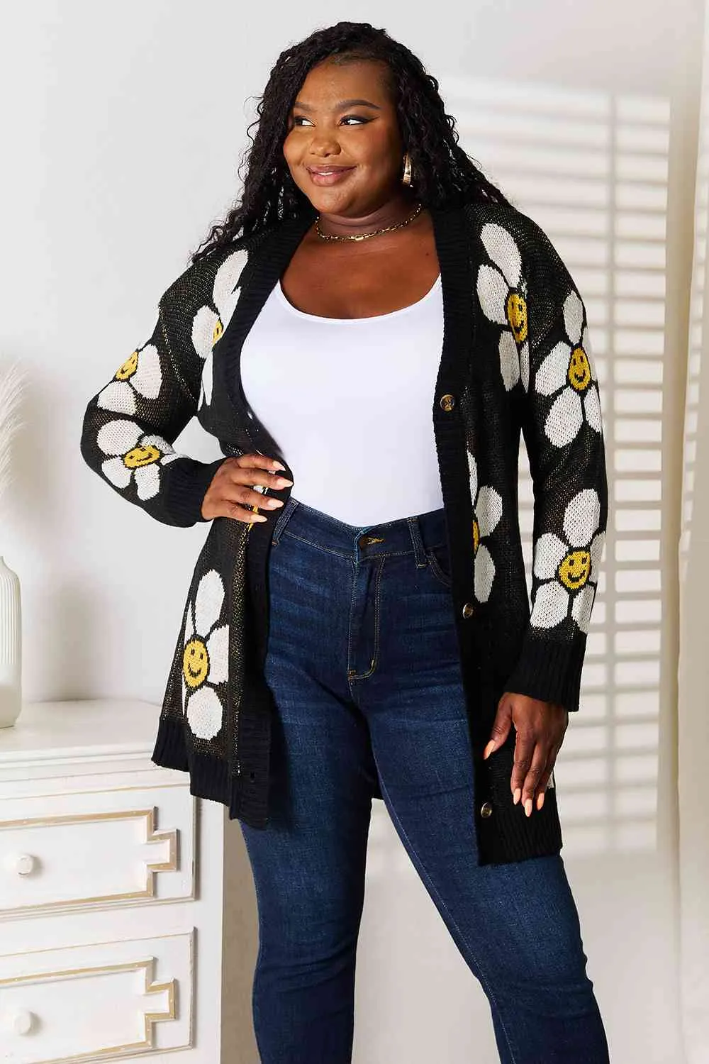 *APP EXCLUSIVE* Floral Button Cardigan