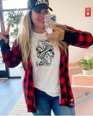 Candice Buffalo Plaid Cardigan