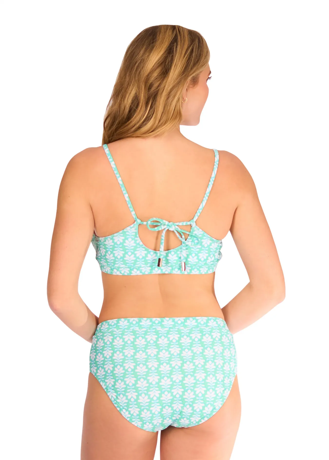 Cote d`Azur Reversible High Waisted Bikini Bottom