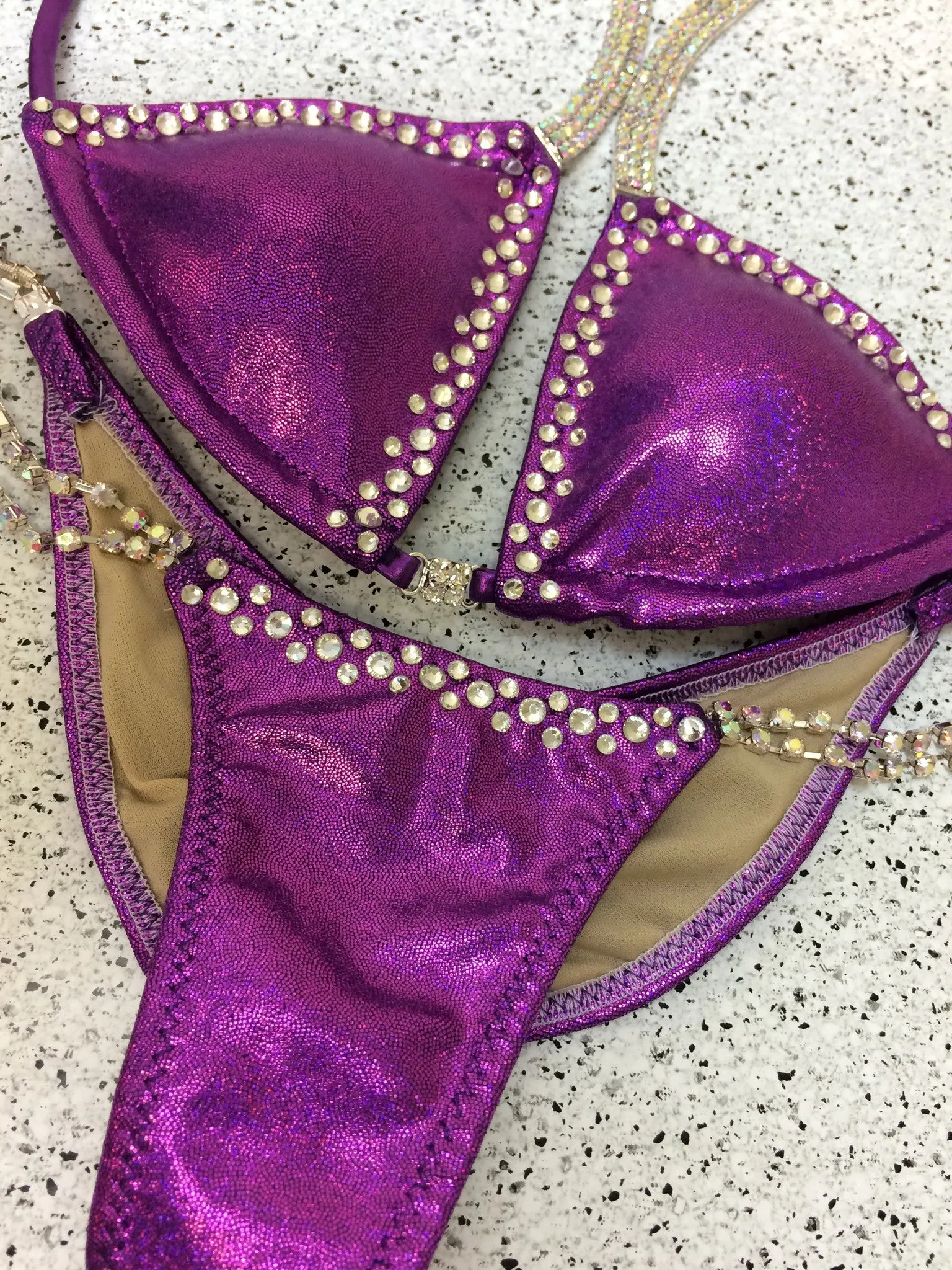 Custom "Bling It Limited time Offer! (Choose any color swatch/fabric)Competition Bikini