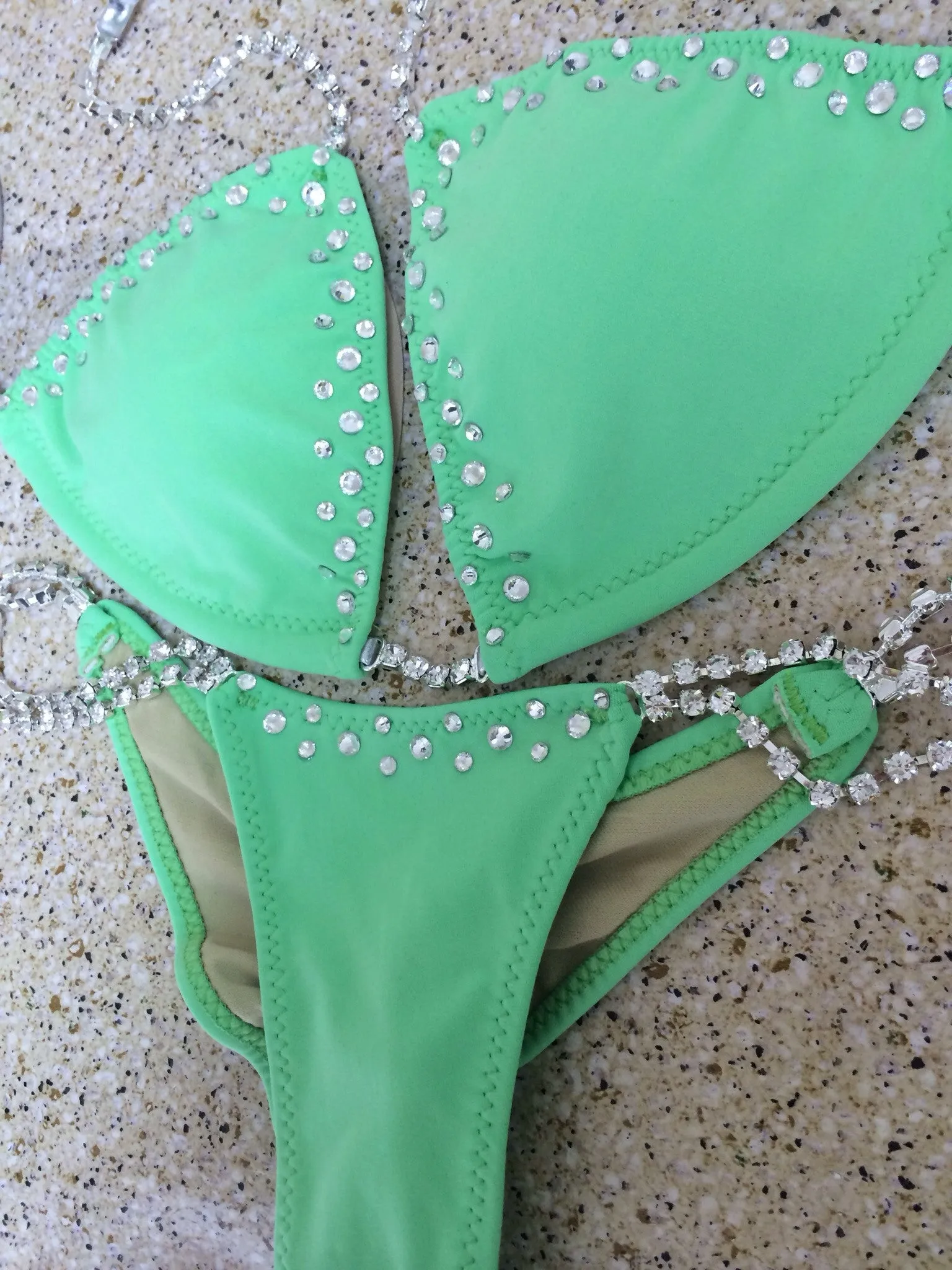 Custom "Bling It Limited time Offer! (Choose any color swatch/fabric)Competition Bikini
