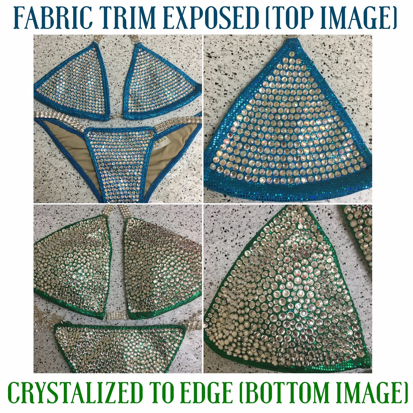 Custom "Bling It Limited time Offer! (Choose any color swatch/fabric)Competition Bikini