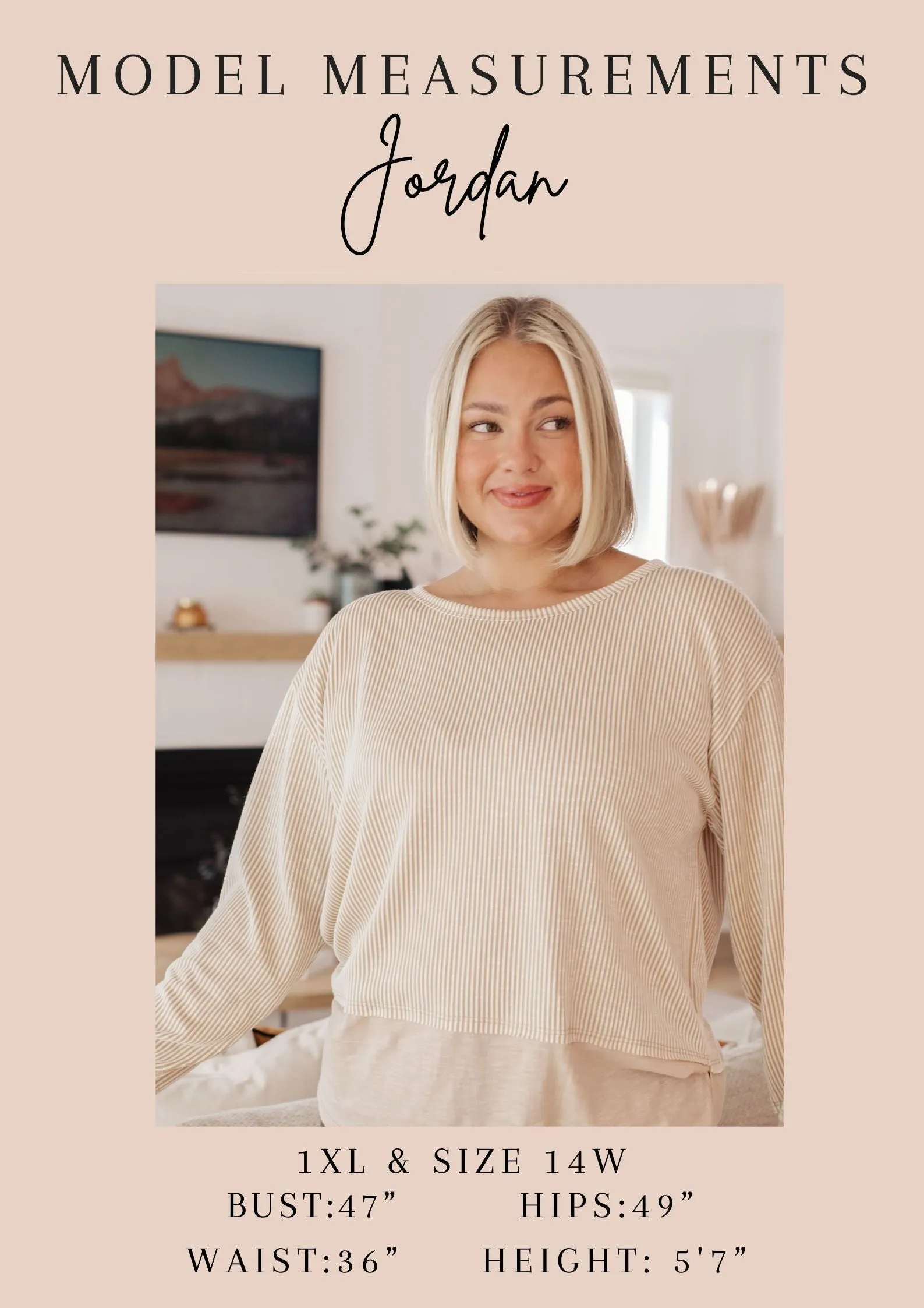 Dear Scarlett Lizzy Top in Blue and Pink Stripe