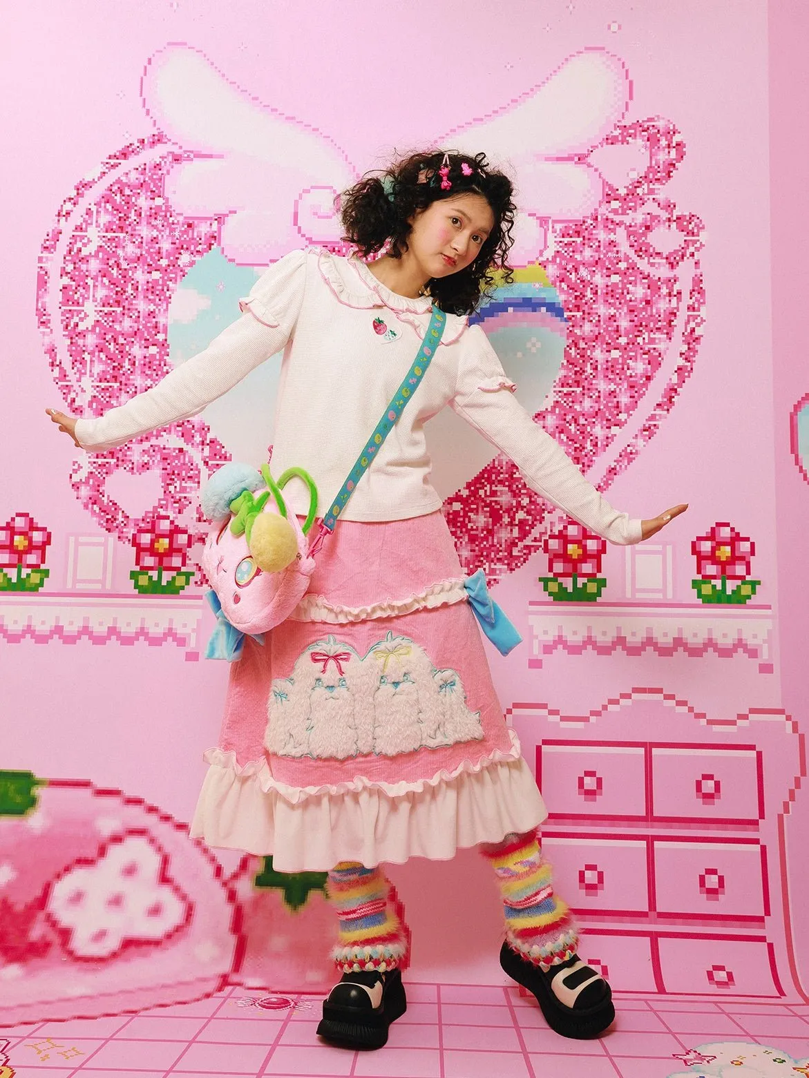 Doll Collar Sweet Bottoming Shirt【s0000000413】