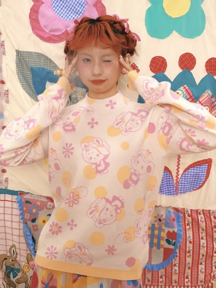 Elephant Bunny Knitted Bottoming Shirt【s0000000596】