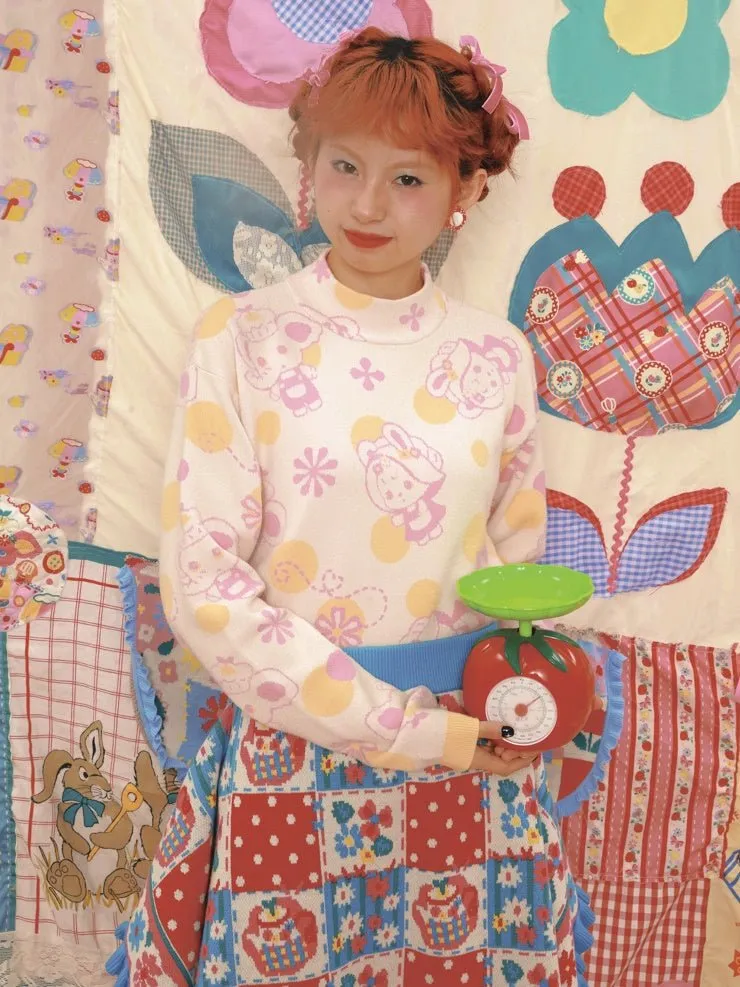 Elephant Bunny Knitted Bottoming Shirt【s0000000596】