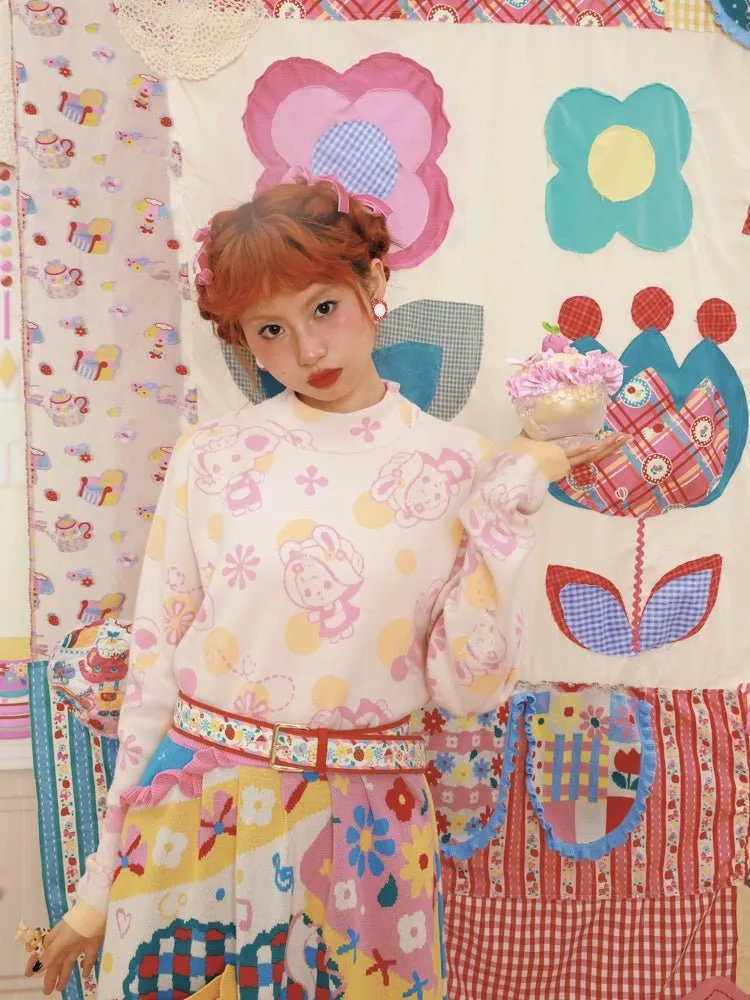 Elephant Bunny Knitted Bottoming Shirt【s0000000596】