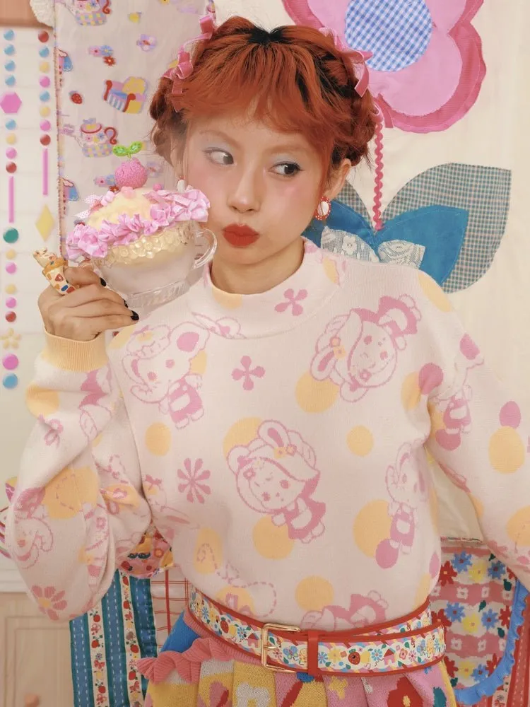 Elephant Bunny Knitted Bottoming Shirt【s0000000596】