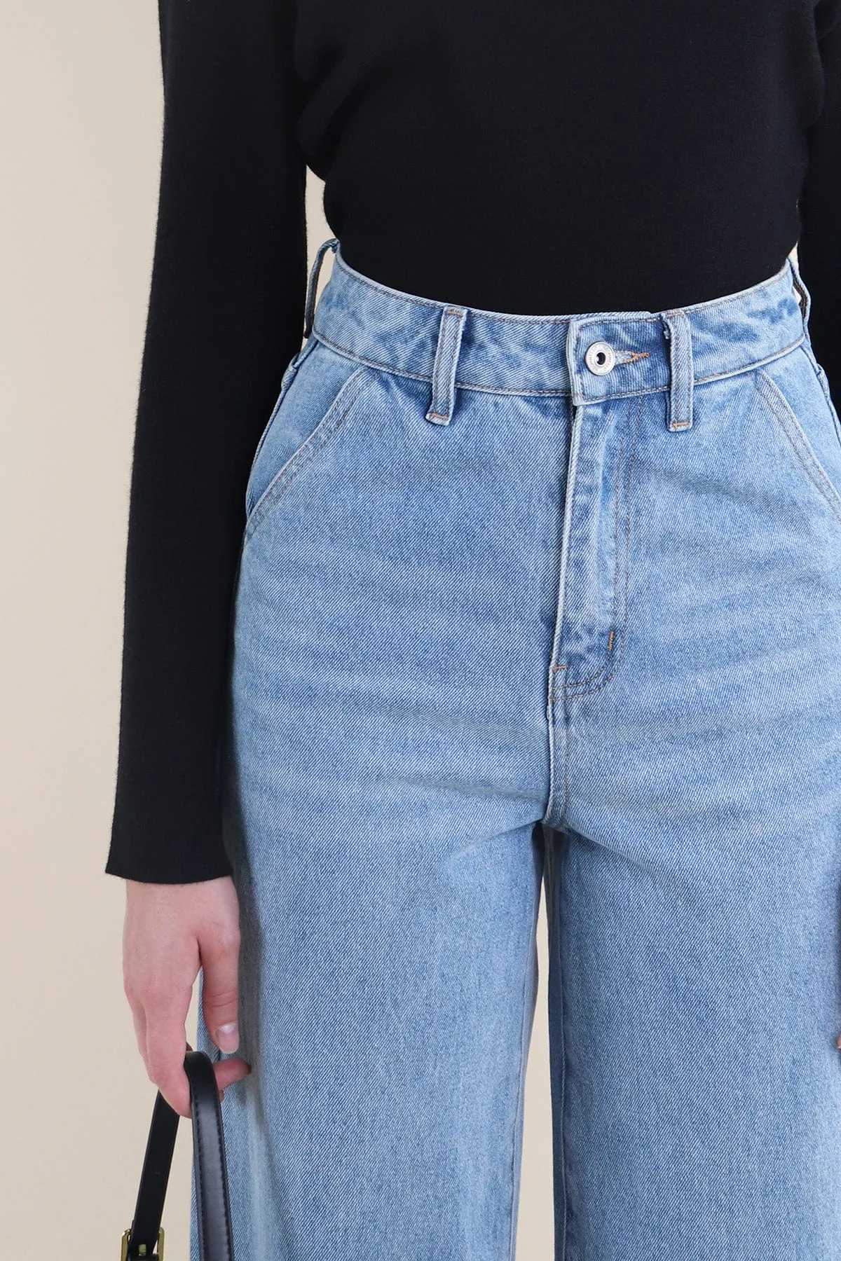 HARRIET WIDE LEG JEANS IN LIGHT