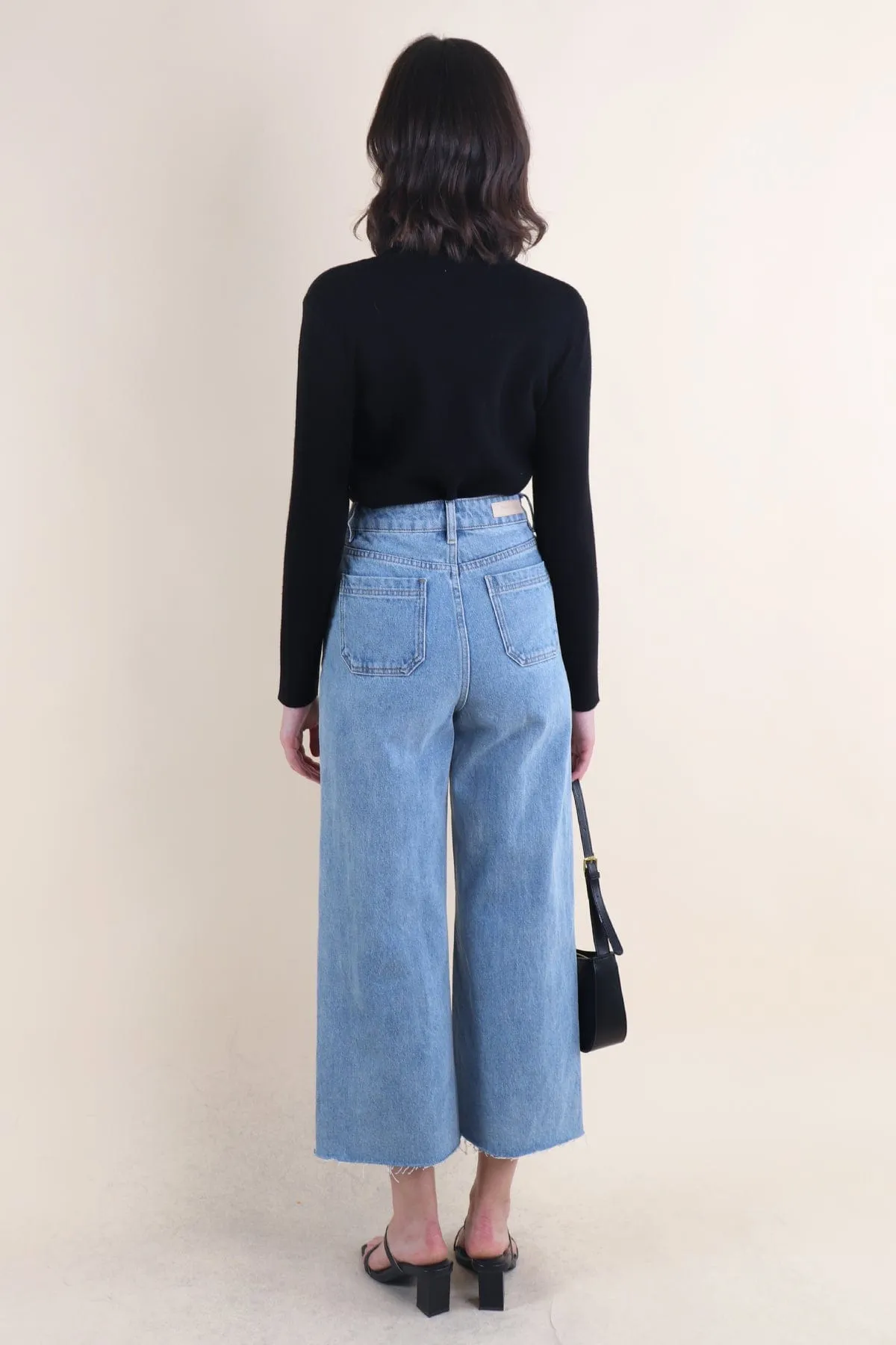 HARRIET WIDE LEG JEANS IN LIGHT