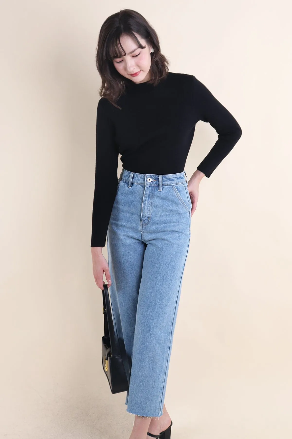 HARRIET WIDE LEG JEANS IN LIGHT