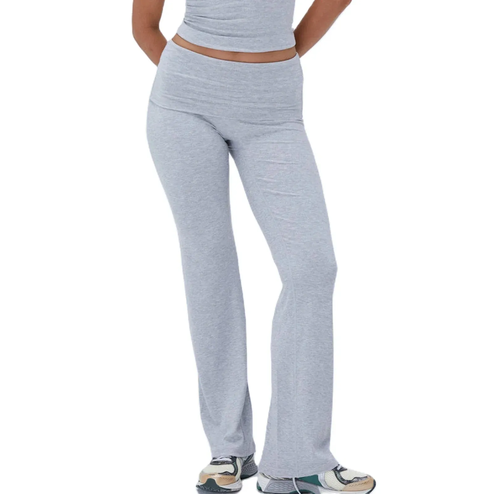High-waisted Bootcut Tummy Control Workout Flared Pants