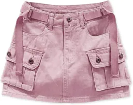 Kinghua Womens Mini Cargo Skirt Low Waist Y2k Short Denim Jean Skirt