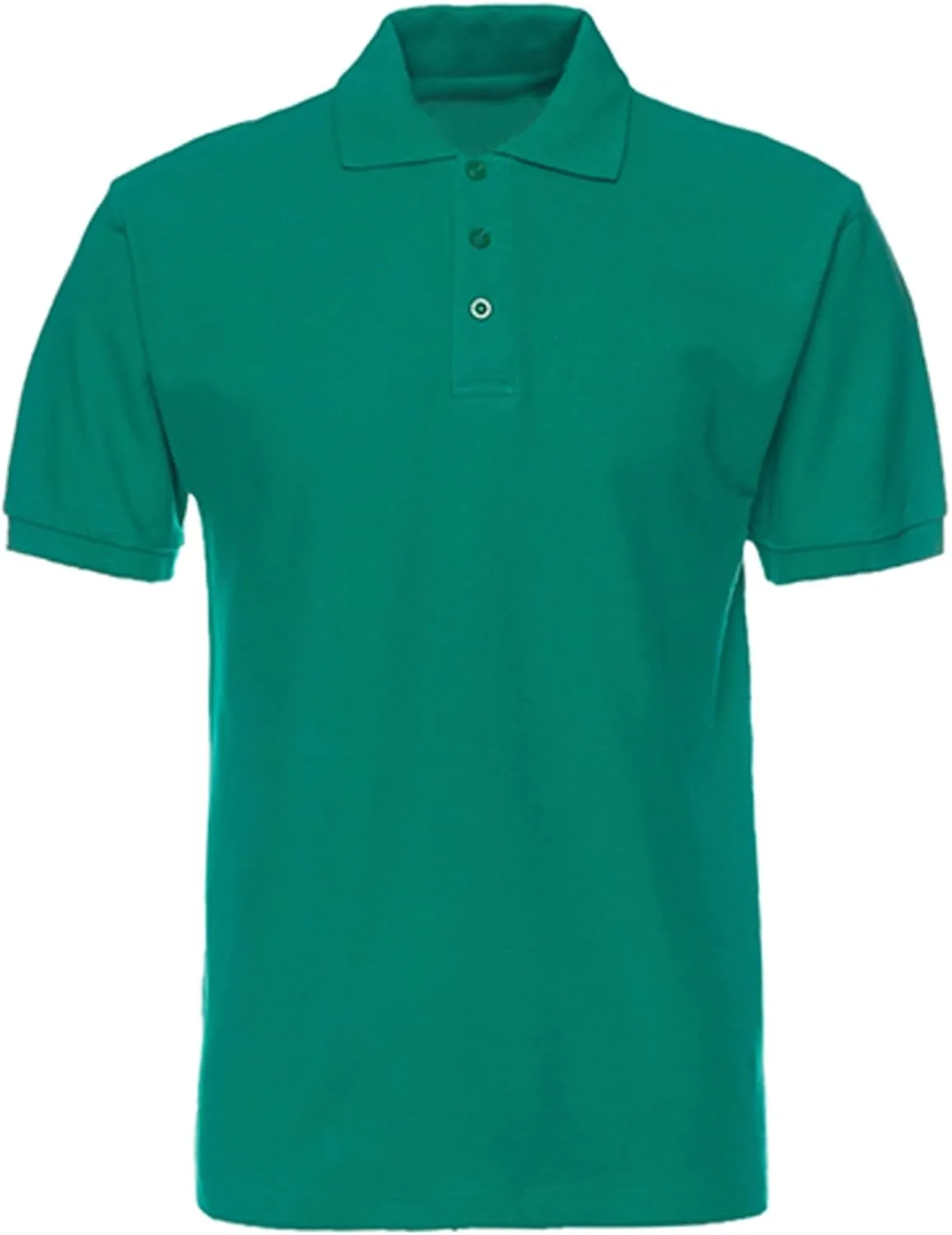 NeedBo Men's Classic Fit Short Sleeve Casual Solid Cotton Pique Polo Shirt