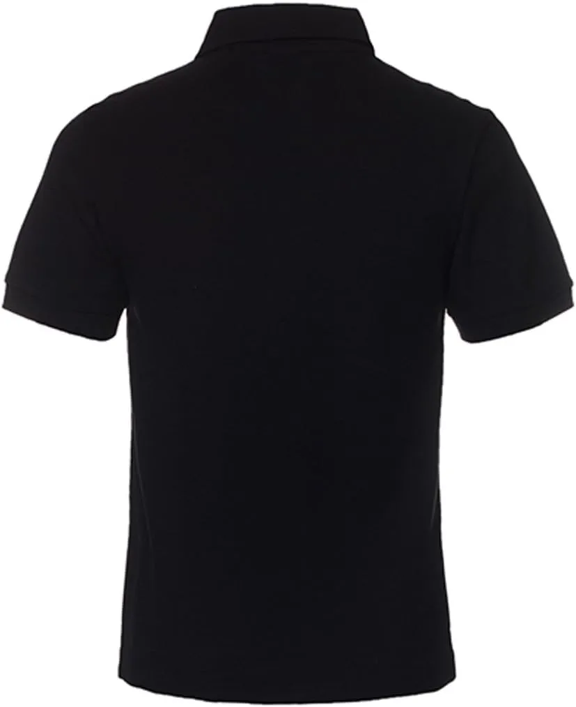 NeedBo Men's Classic Fit Short Sleeve Casual Solid Cotton Pique Polo Shirt