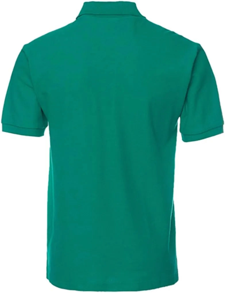 NeedBo Men's Classic Fit Short Sleeve Casual Solid Cotton Pique Polo Shirt