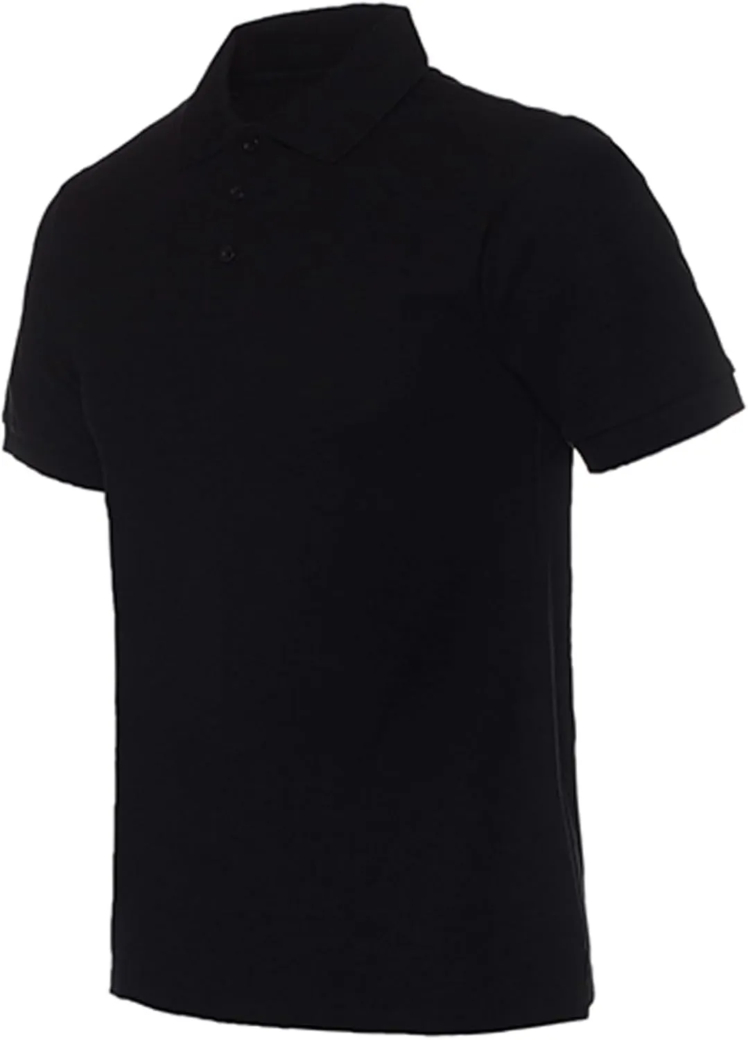NeedBo Men's Classic Fit Short Sleeve Casual Solid Cotton Pique Polo Shirt