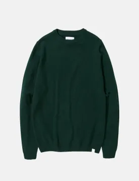 Norse Projects Sigfred Knit Sweatshirt (Wool) - Quartz Green