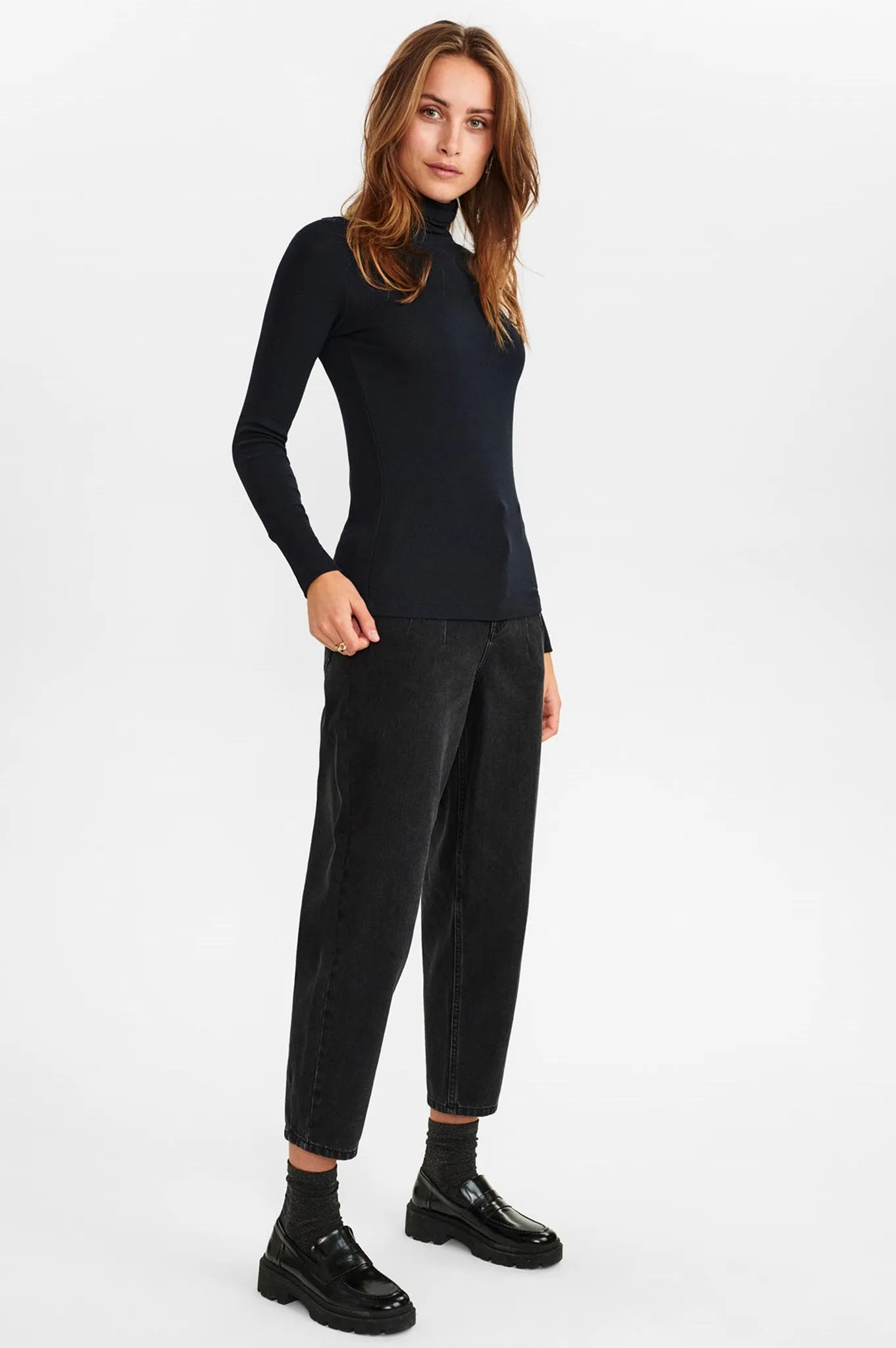 NUBOWIE ROLLNECK RIB - NOOS - Caviar