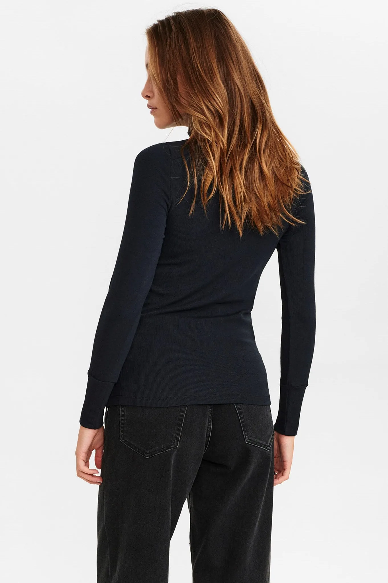 NUBOWIE ROLLNECK RIB - NOOS - Caviar