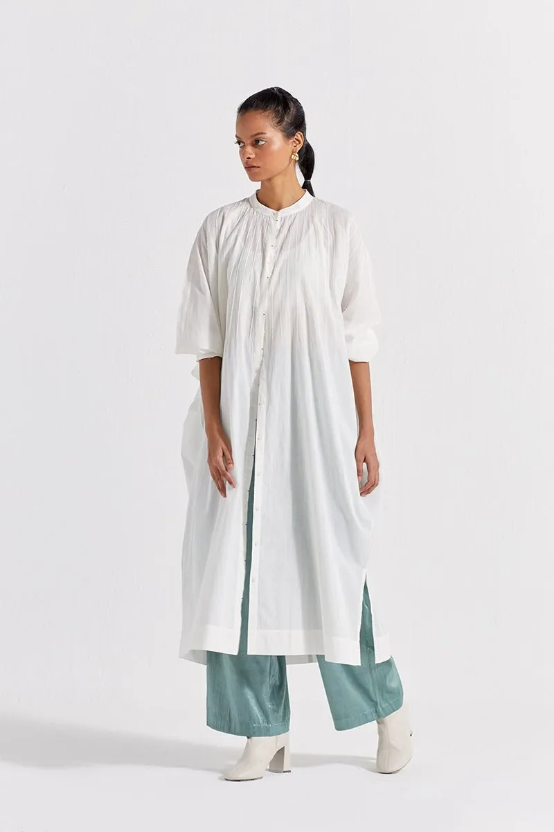 Pintuck Kaftan (Set of 2) - White