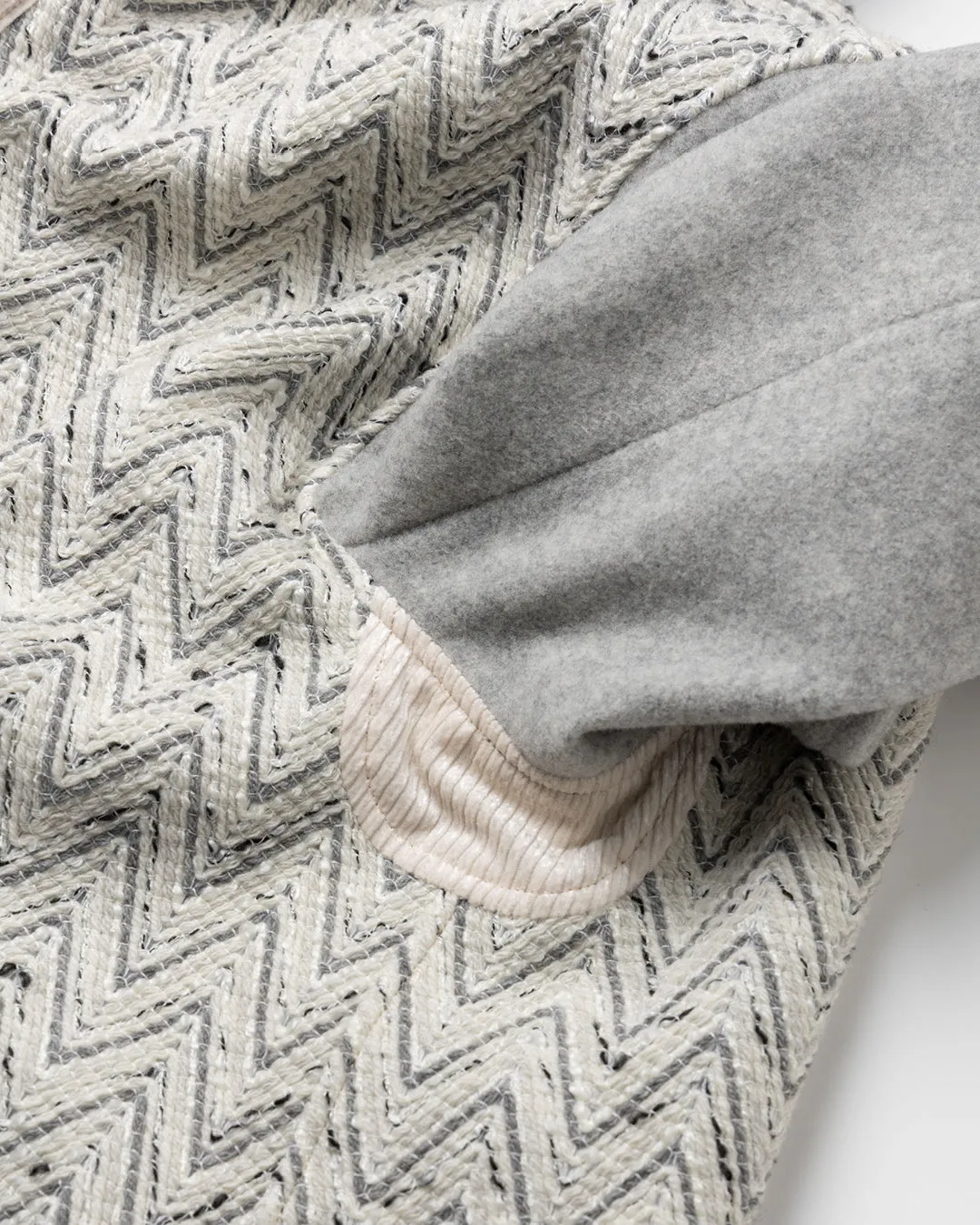 REVERSIBLE LINER HOODED COAT .10【ICE BLUE】