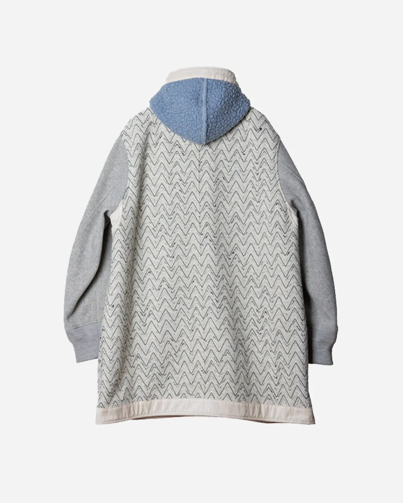 REVERSIBLE LINER HOODED COAT .10【ICE BLUE】
