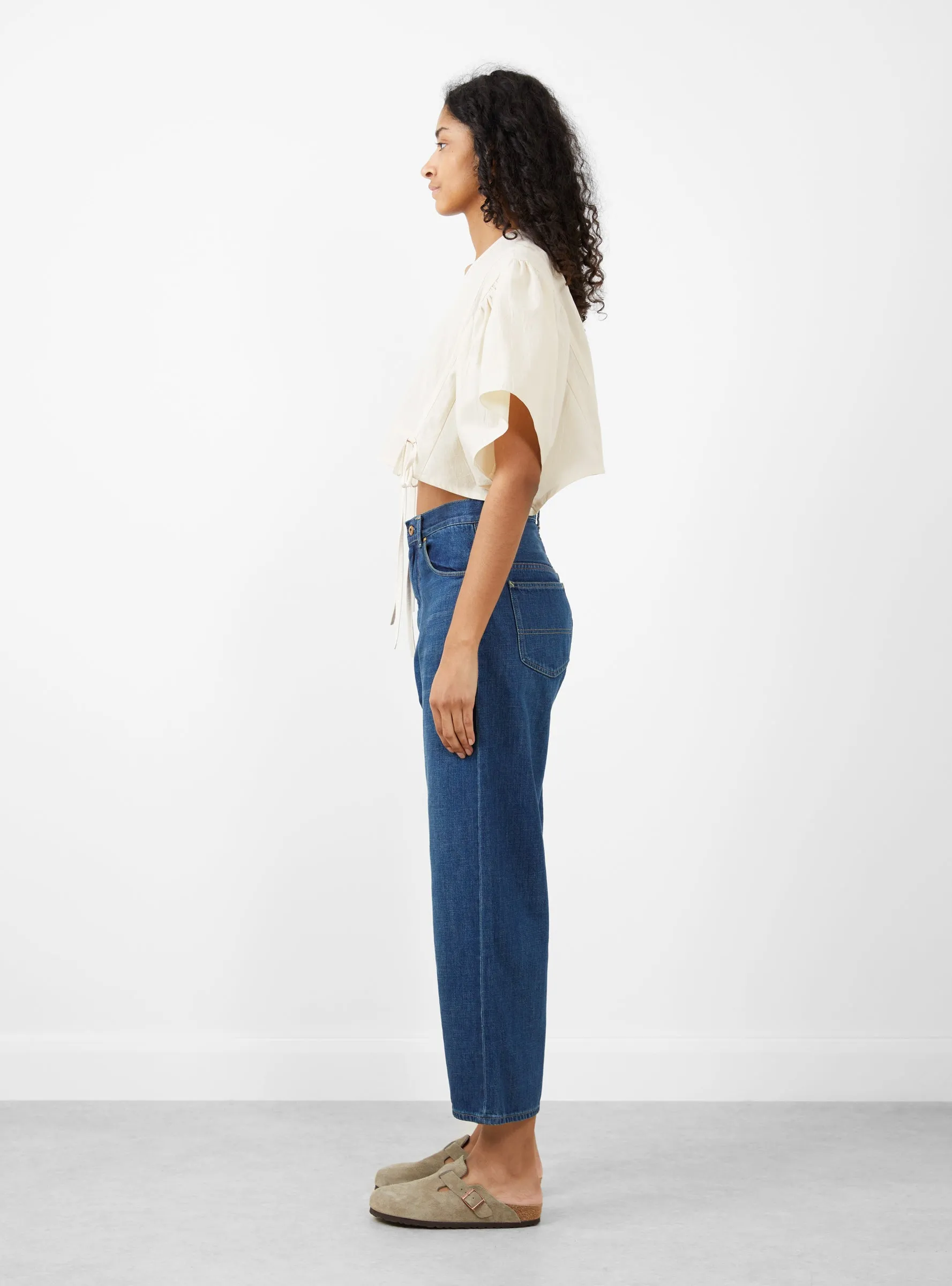 Selvedge Denim Ranch Pants Dark Wash