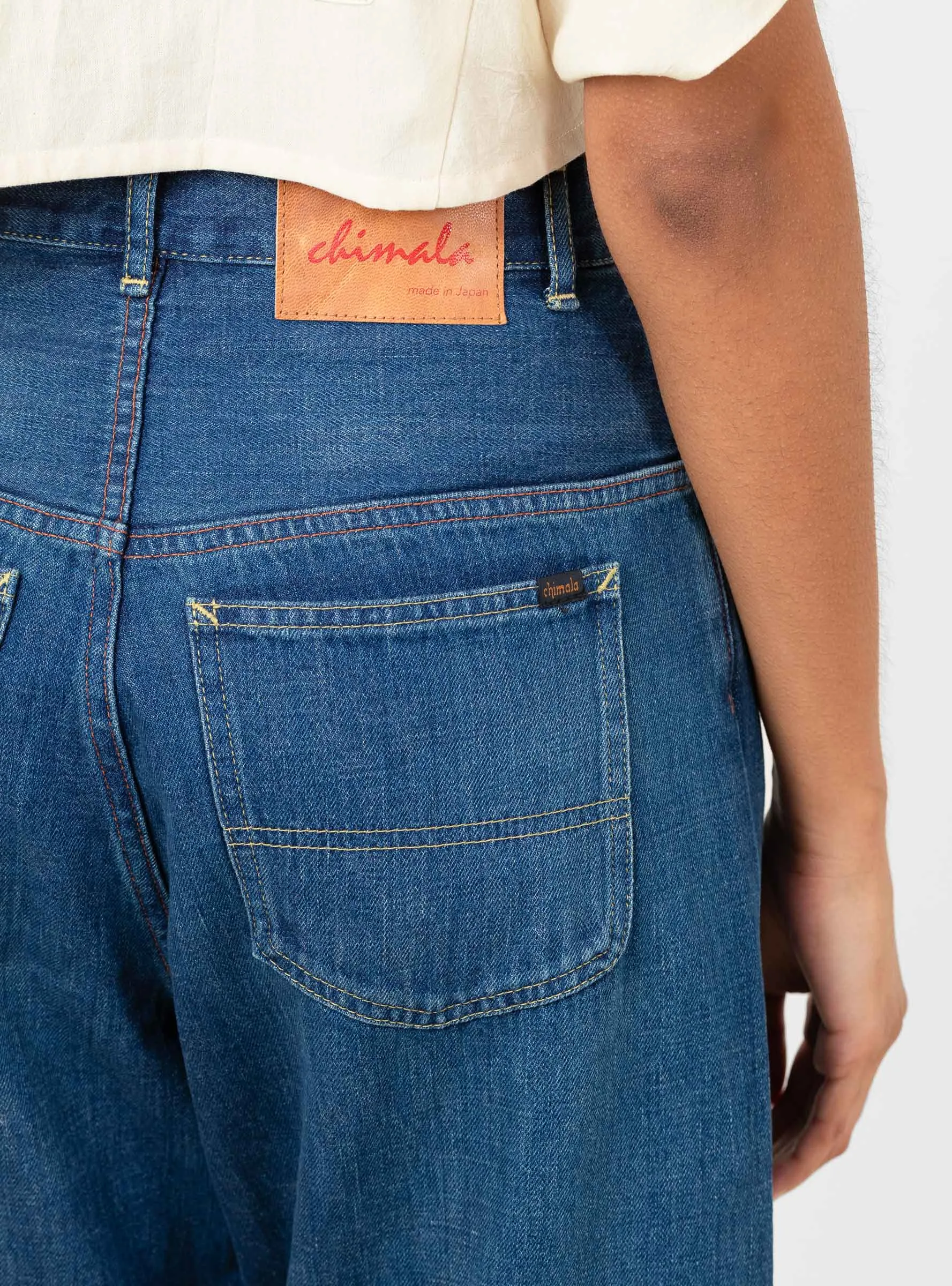 Selvedge Denim Ranch Pants Dark Wash