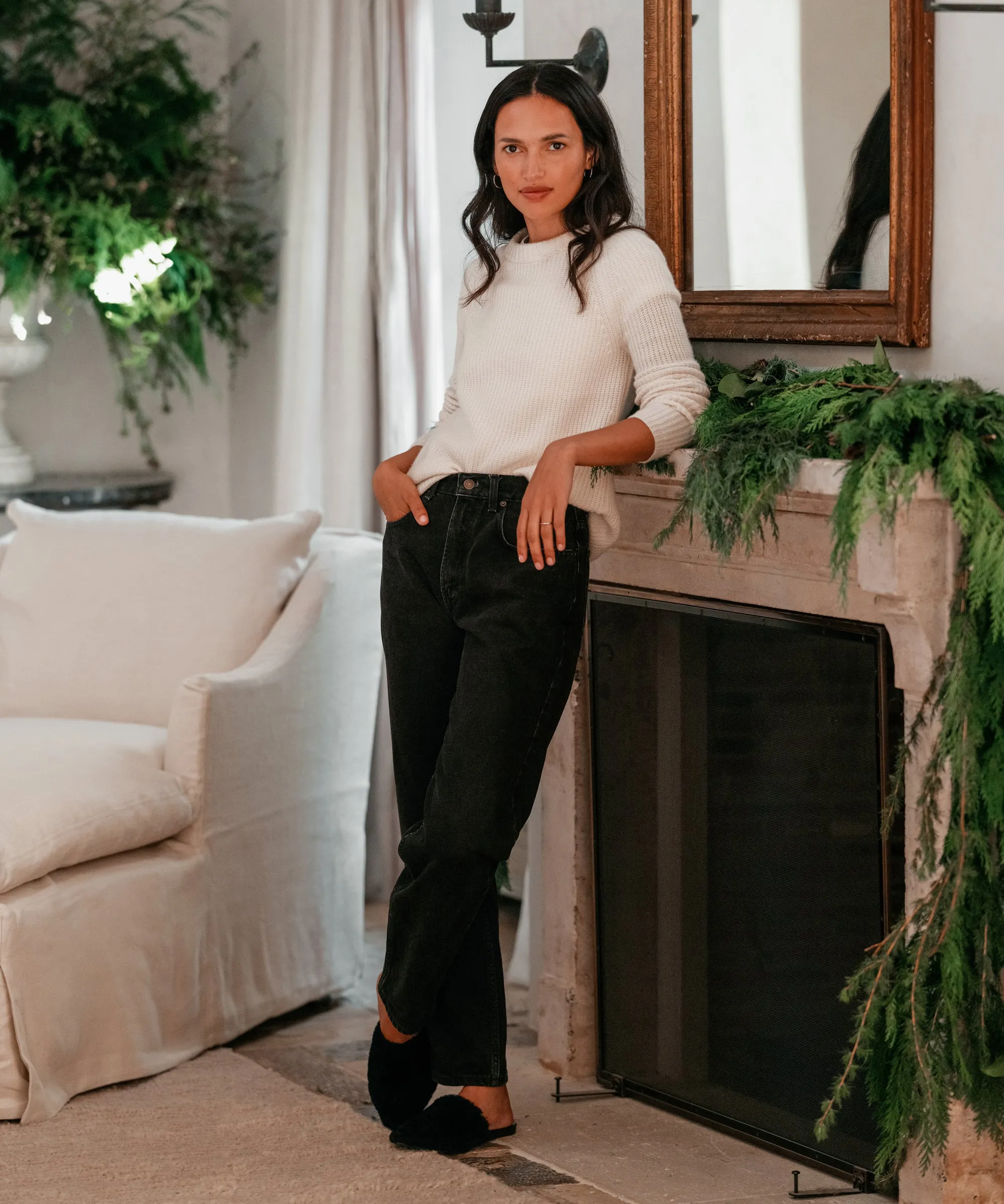 Shearling Mule