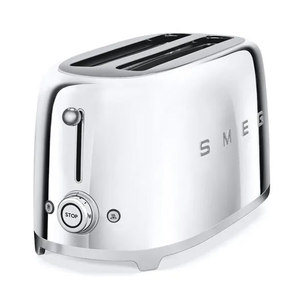 Smeg 4-Slice Toaster - Chrome