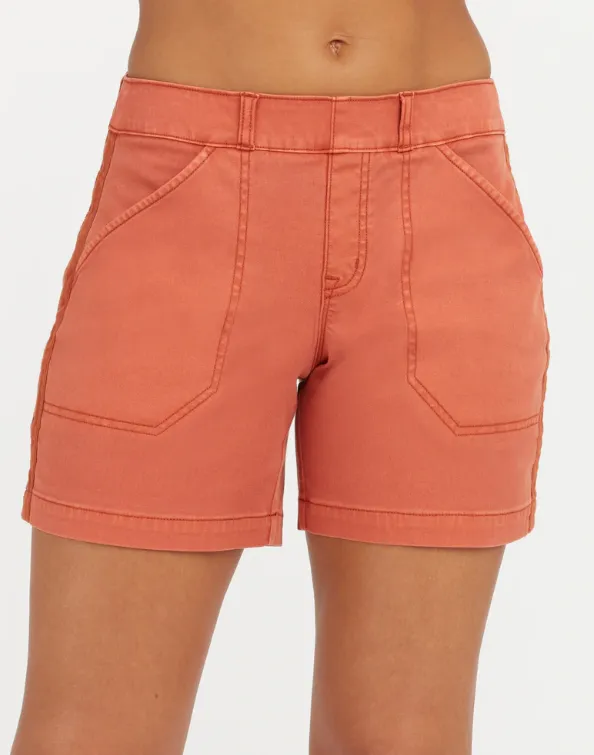 SPANX 6" Twill Shorts