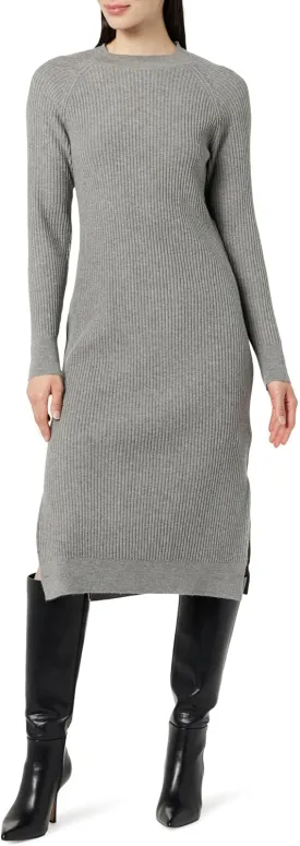 The Drop Women's Renata Rib Midi Dress