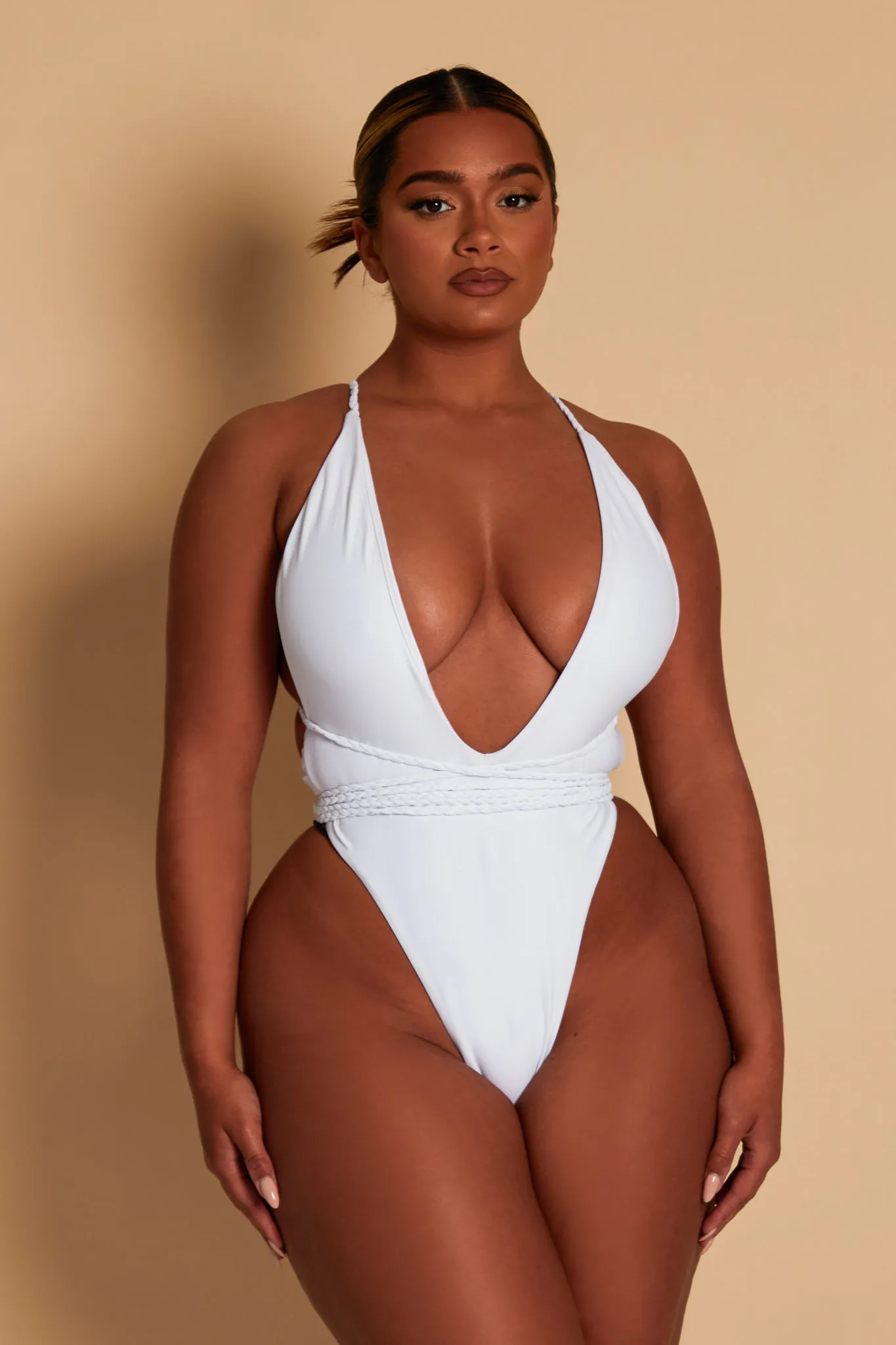 The Fishtail Swim - White