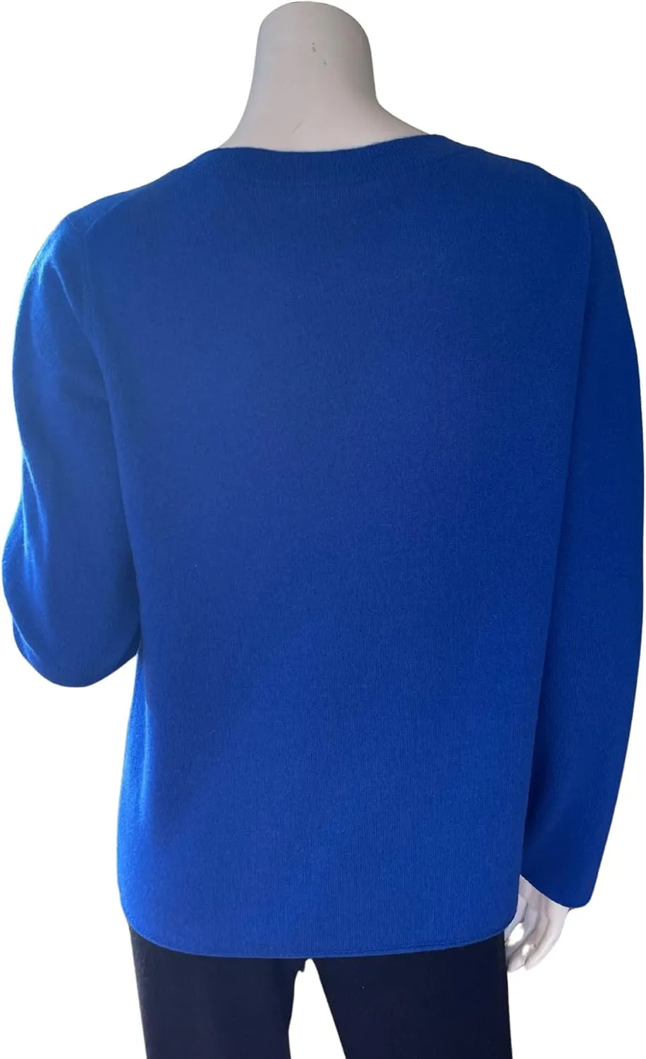 Women's 100% Cashmere Long Sleeve Crew Neck Sweater. Comfort, Luxury, and Soft Silky Texture - Essential Classic Pullover
